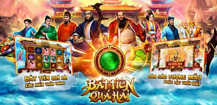 Siêu Phẩm Nổ Hũ Bát Tiên Quá Hải Tại Bin88 Với Tỷ Lệ Thưởng Khủng
