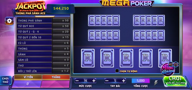 Khám Phá Ngay Trò Chơi Mega Poker Tại Bin88 Với Đồ Họa Cực Đỉnh