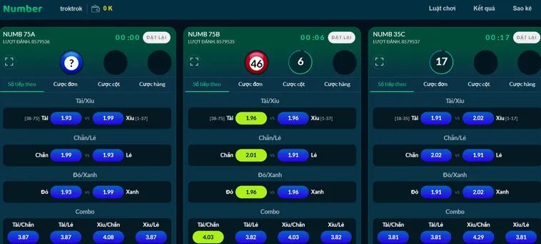 Quay Số Numbers Game 2 Tại Bin88 Sân Chơi May Mắn Đỉnh Cao Cho Cộng Đồng