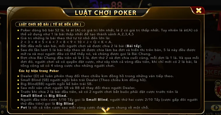 Khám Phá Sảnh Poker Tại Bin88 Nơi Hội Tụ Những Cao Thủ Đỉnh Cao