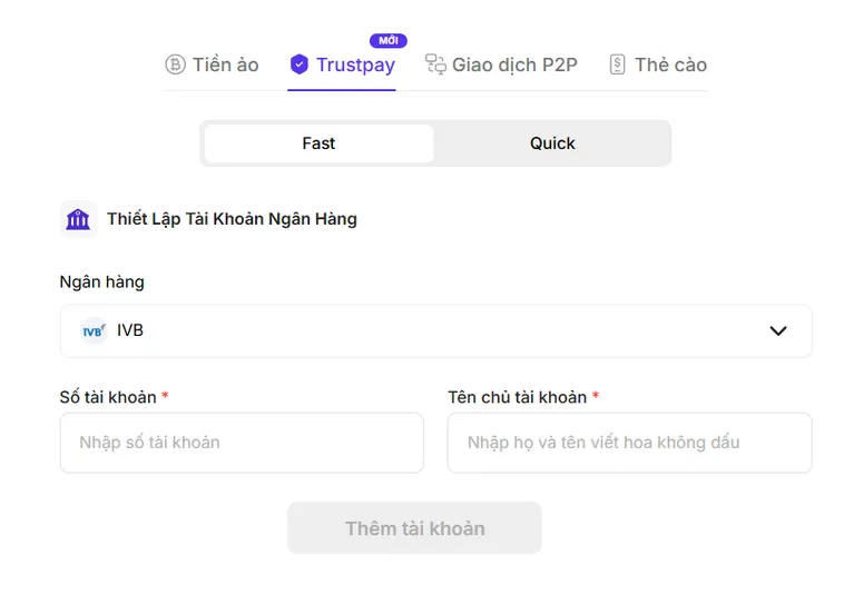 Rút Tiền Bin88 Về Tài Khoản Ngân Hàng Với Tốc Độ Xử Lý Siêu Nhanh Chóng