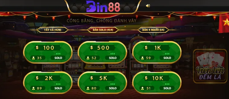 Chinh Phục Đỉnh Cao Tiến Lên Đếm Lá Tại Bin88 Với Tỷ Lệ Thắng Cực Cao